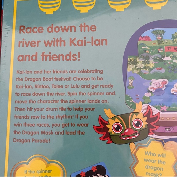 NEW! Playskool Nickelodeon Ni Hao Kai-lan Dragon Boat Race Preschool Game - Picture 9 of 9